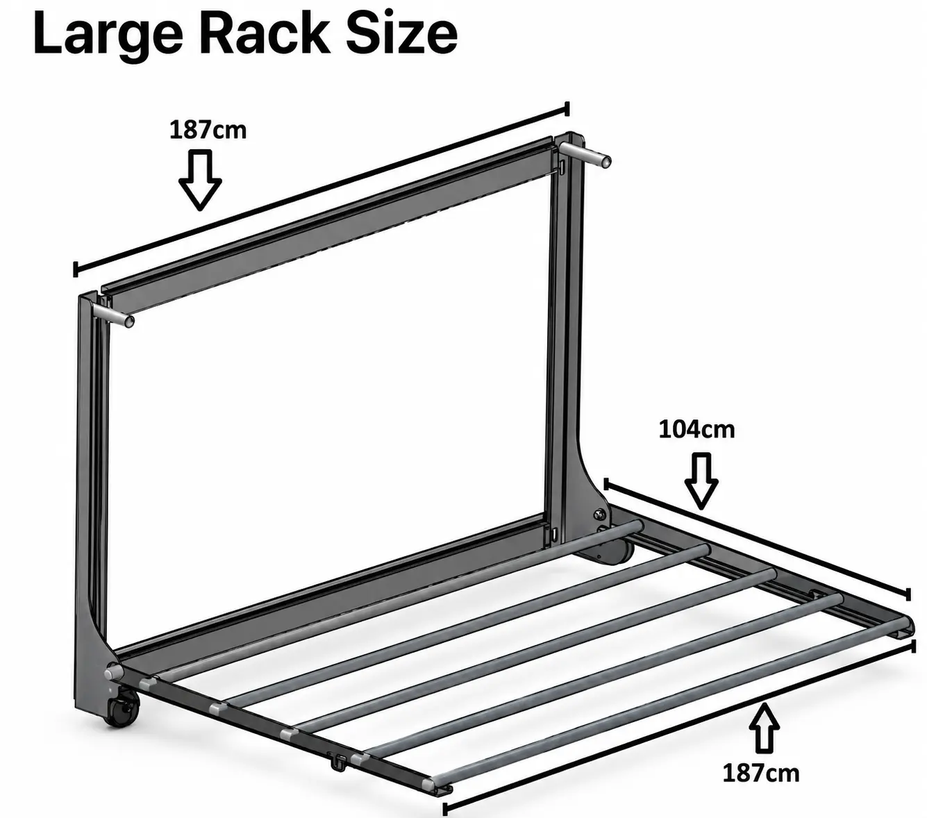 The Rug Rack Täckeshängare 1900mm - Bild 4