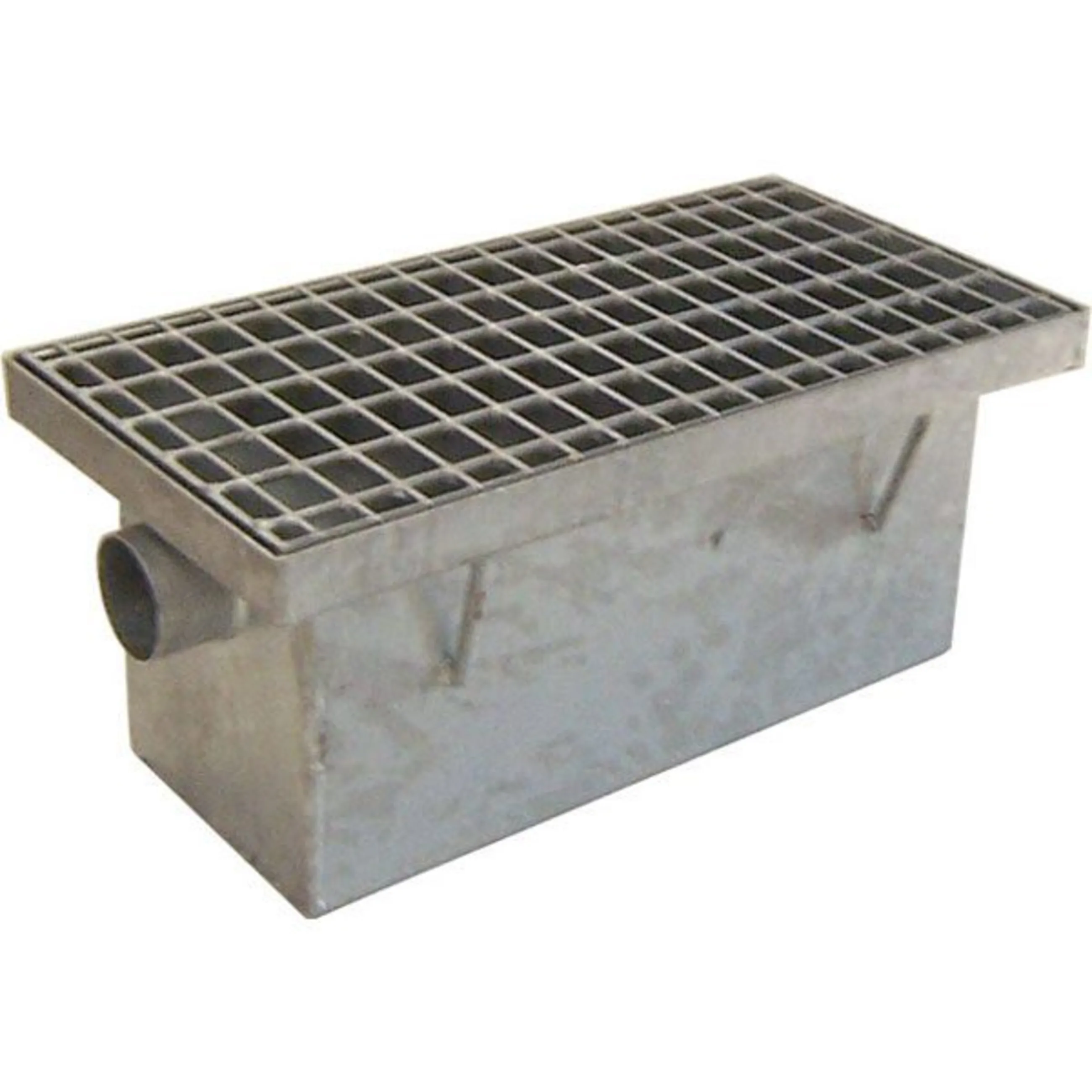 Gallerdurk Stål Avloppsbrunn 590x297x35 mm - 60202