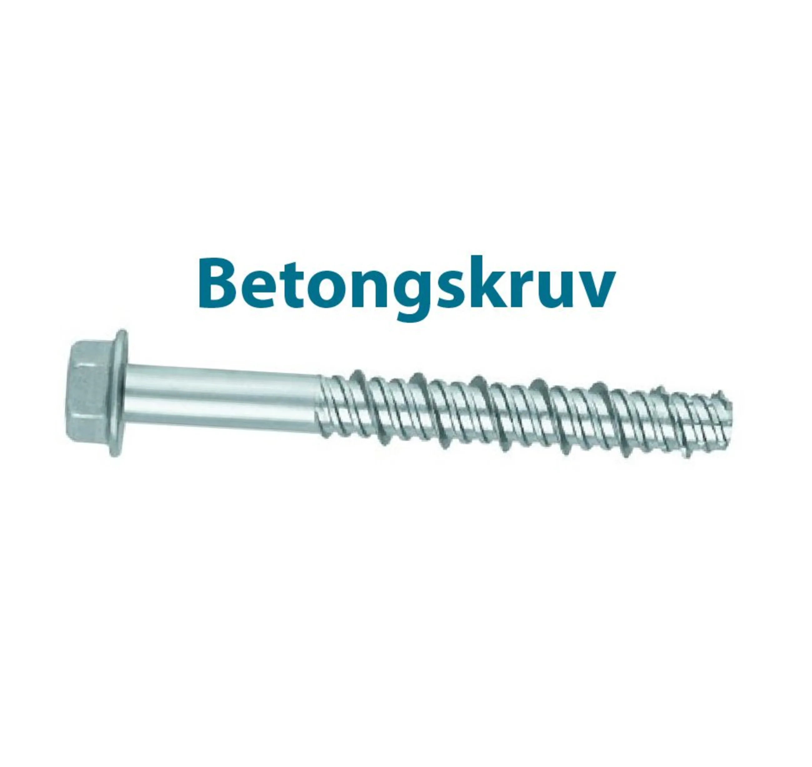 Betongskruv 8x60 Flake Fzb (Standard) - 65380
