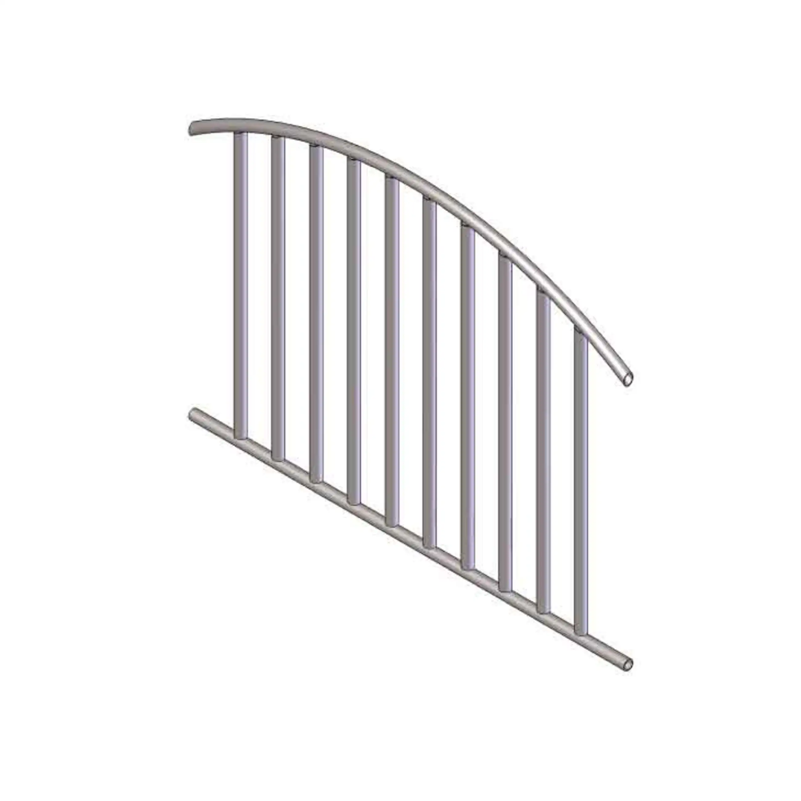 Öppningsbart Valvat Fönstergaller 135x85/110 cm  - 86045