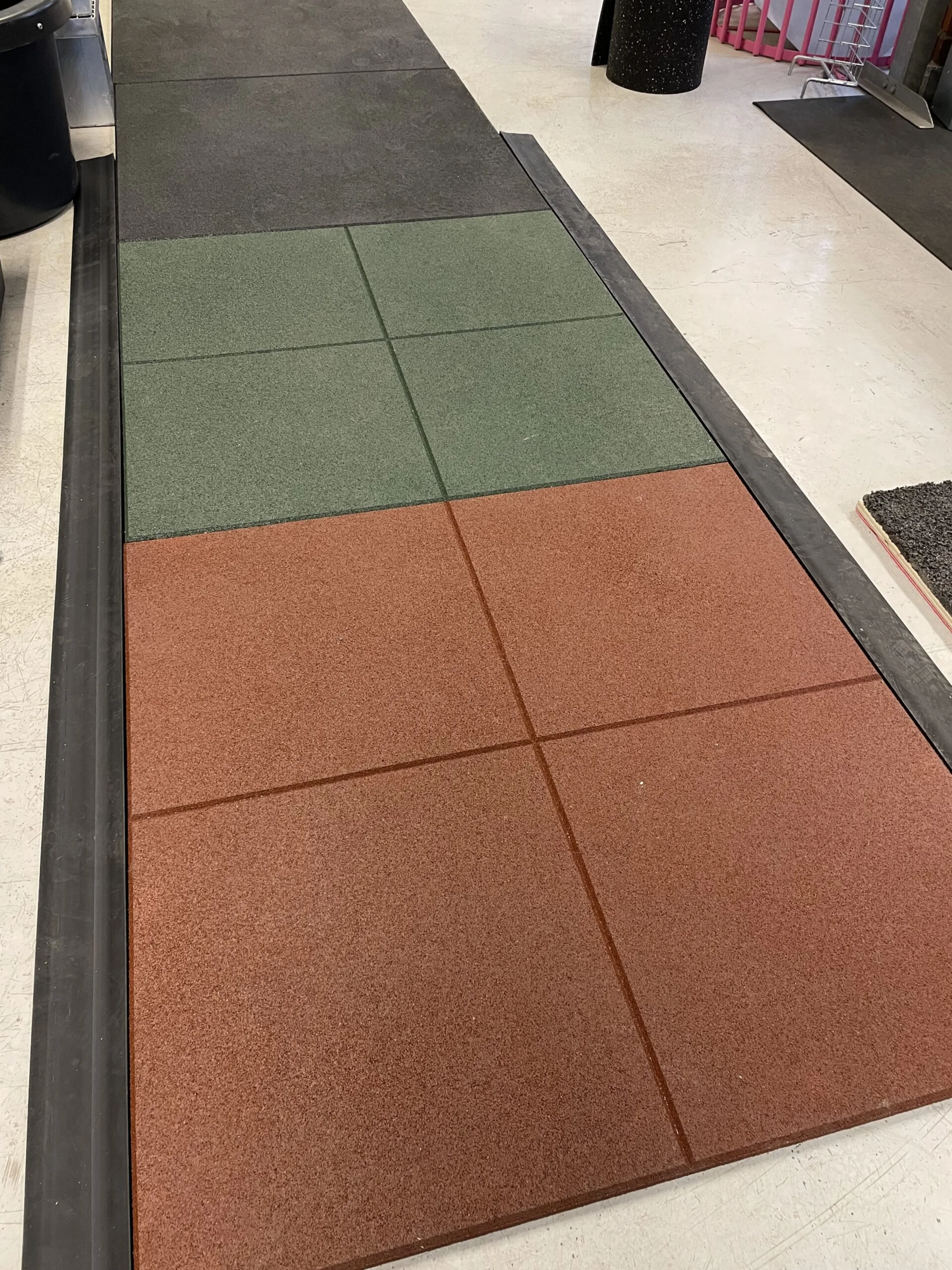 Gummimatta EcoRub 1000x1000x20 Svart - 41816