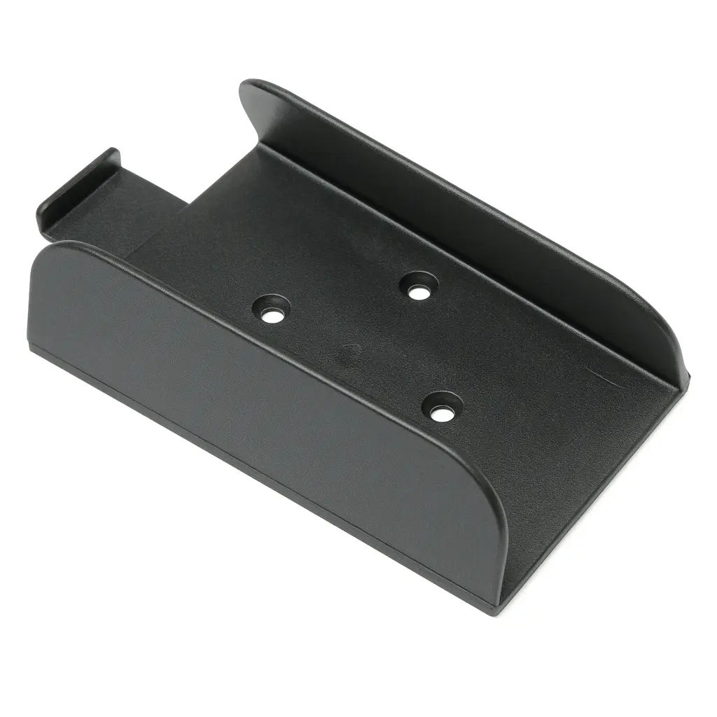 Saltstenshållare 2 kg svart plast med skruv - 42003