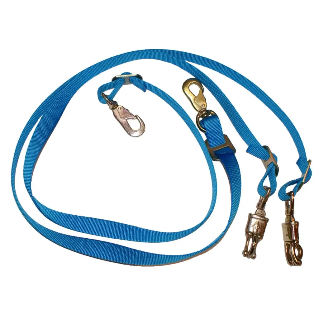 Uppbindningsband med Panikhake, 1 par L=1650mm - 41123