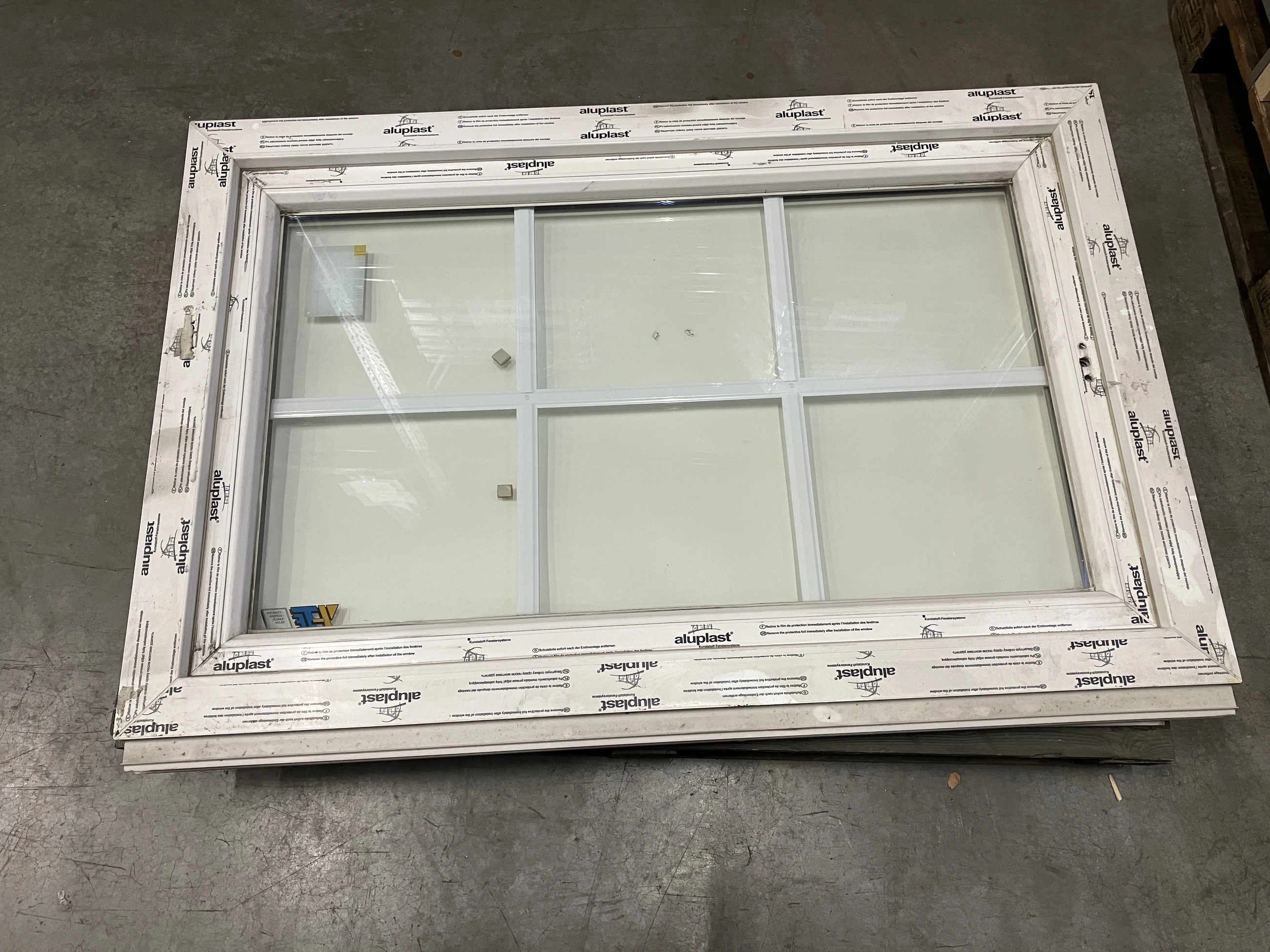 Kompositfönster, Vit Rektangulärt 12x8 Ö.B 2S1L  - 100084-UTF