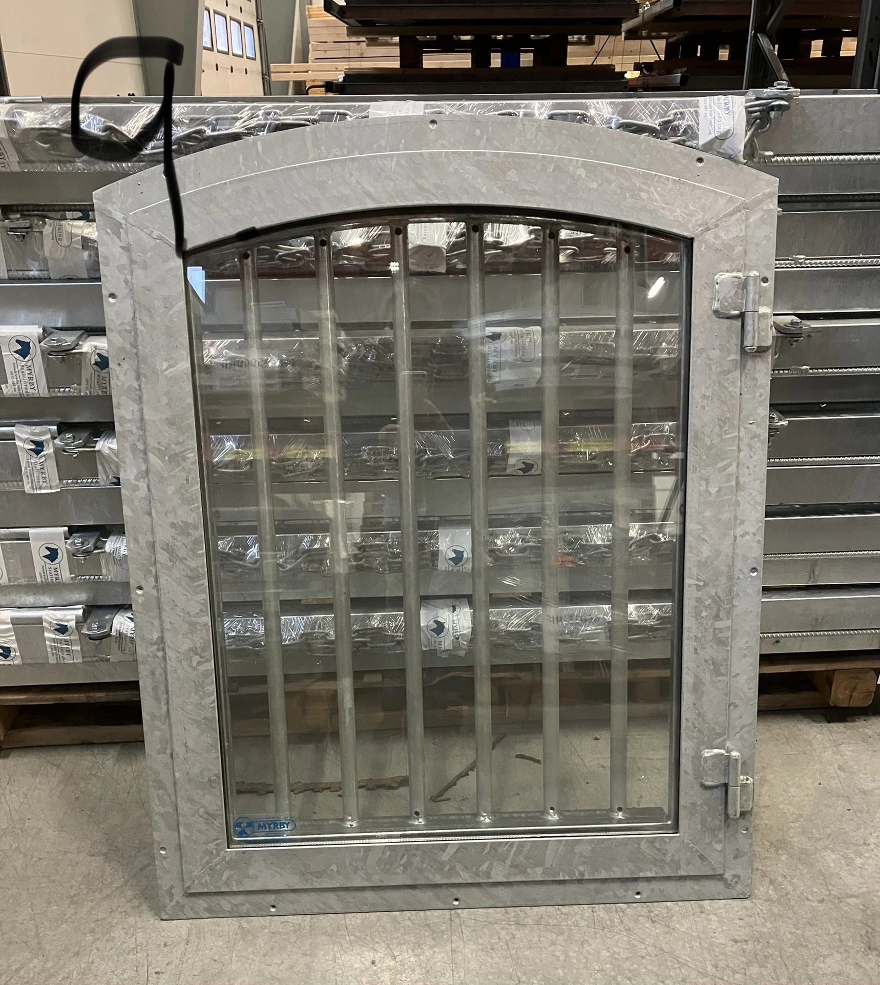 Stålfönster Valvat 8×9,2/10 HÖGER UTF - 100075