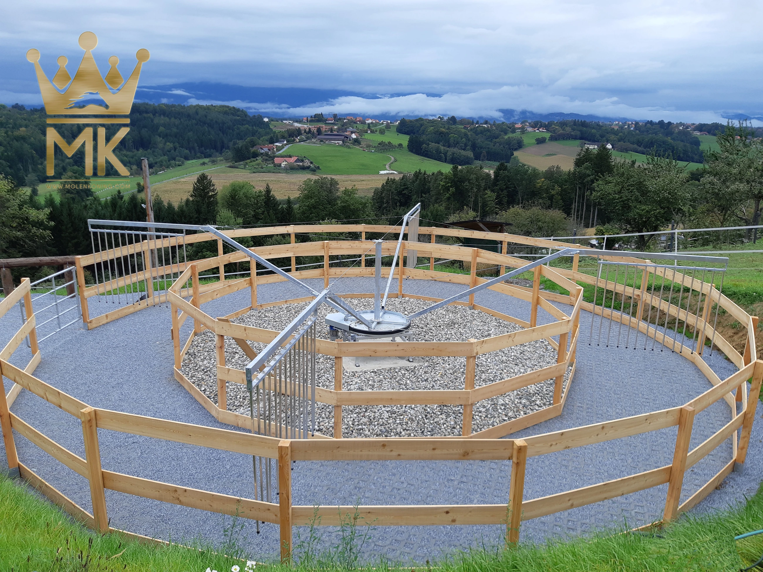 MOLENKONING Skrittmaskin 16m 4 hästar  - 71201-16-V1