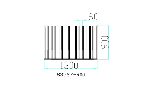 Fönstergaller 1300x900 med skruv och beslag - 83527-900