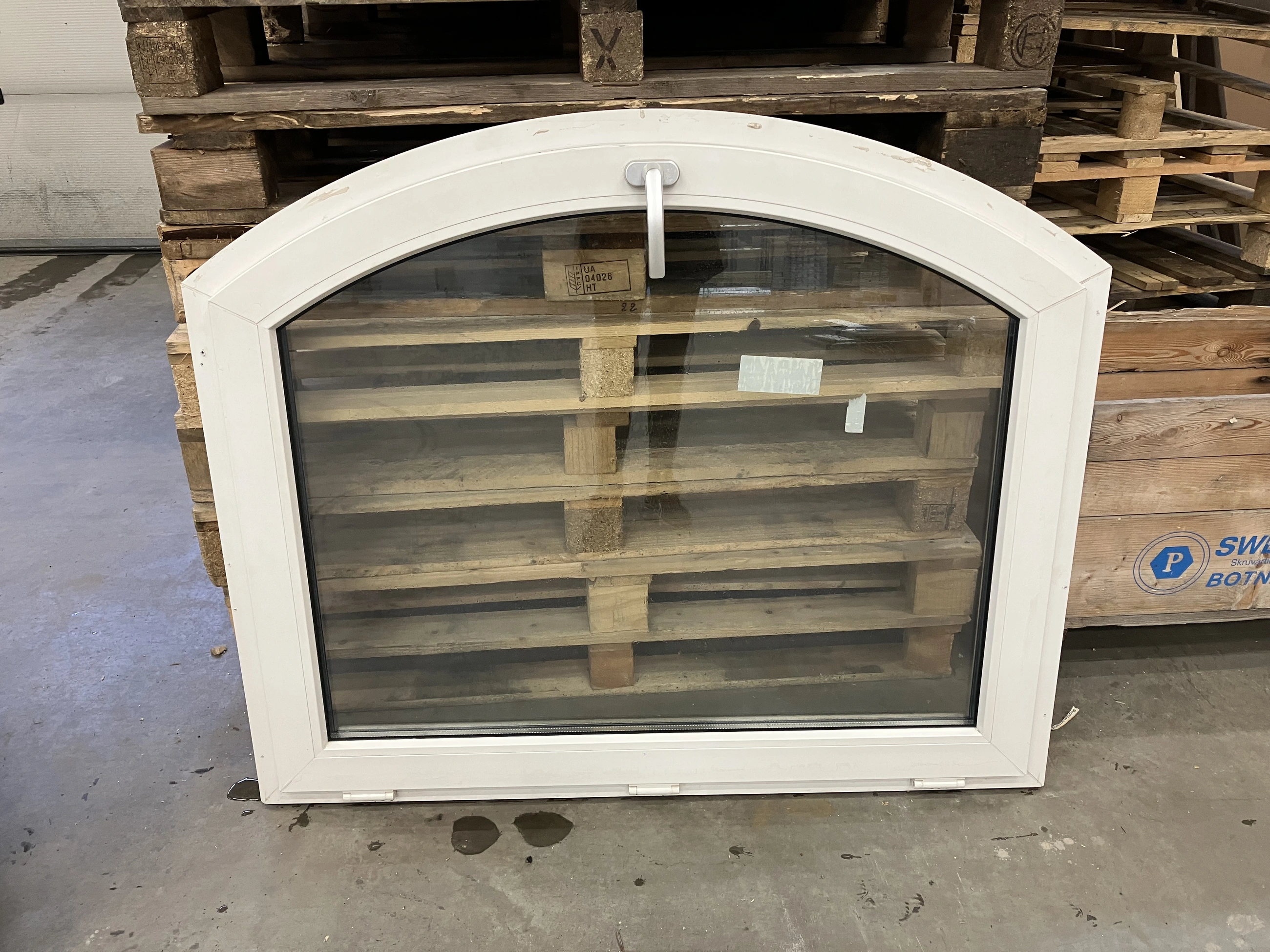 Kompositfönster, Vit Valvad 12x8/10 Ö.B  - 100095-UTF